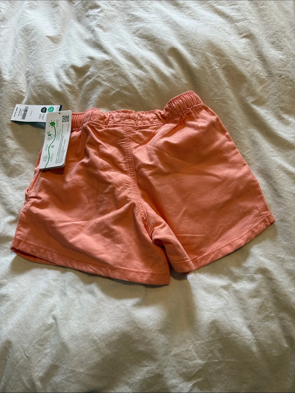 NWT OshKosh Coral Cargo Pocket Drawstring Shorts Girls size 7